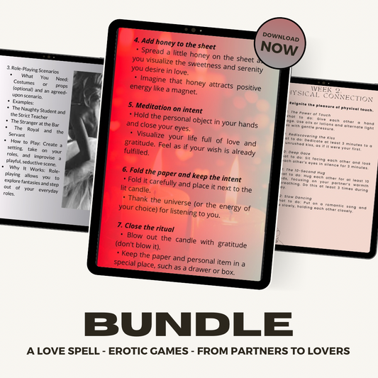 2.BUNDLE a love spell - EROTIC GAMES - From Partners to Lovers